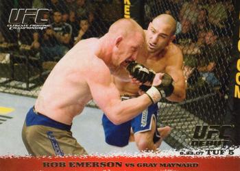 2009 Topps UFC Round 1 - Gold #68 Rob Emerson / Gray Maynard Front