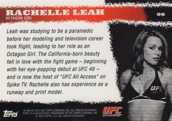 2009 Topps UFC Round 1 - Gold #96 Rachelle Leah Back