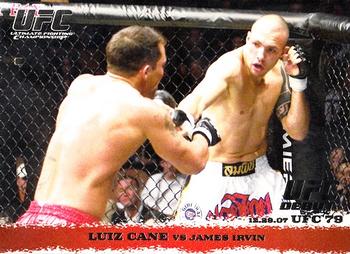 2009 Topps UFC Round 1 - Silver #78 Luiz Cane / James Irvin Front