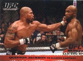 2009 Topps UFC Round 1 - Silver #58 Quinton Jackson / Marvin Eastman Front