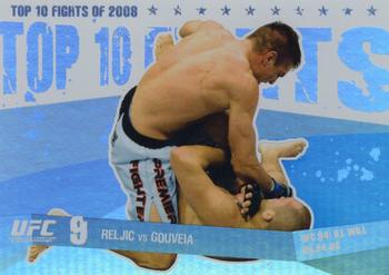 2009 Topps UFC Round 1 - Top 10 Fights of 2008 #36 Goran Reljic / Wilson Gouveia Front