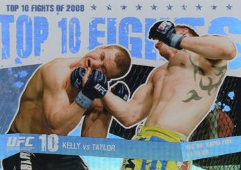 2009 Topps UFC Round 1 - Top 10 Fights of 2008 #37 Paul Kelly / Paul Taylor Front