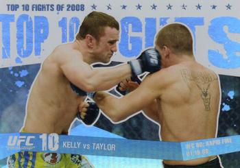 2009 Topps UFC Round 1 - Top 10 Fights of 2008 #38 Paul Kelly / Paul Taylor Front