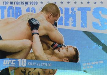 2009 Topps UFC Round 1 - Top 10 Fights of 2008 #39 Paul Kelly / Paul Taylor Front