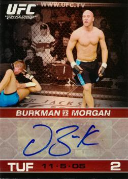 2009 Topps UFC Round 1 - Autographs #AJB Josh Burkman Front