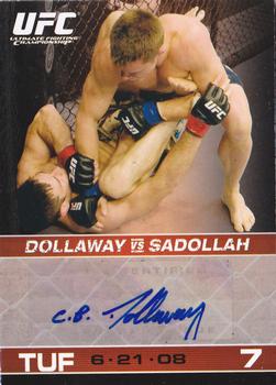 2009 Topps UFC Round 1 - Autographs #A-CBD CB Dollaway Front