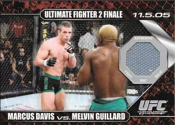 2009 Topps UFC Round 1 - Debut Mat Relics #DM-DG Marcus Davis / Melvin Guillard Front