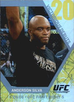 2009 Topps UFC Round 1 - Victorious Debut #VD1 Anderson Silva Front
