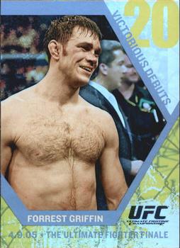 2009 Topps UFC Round 1 - Victorious Debut #VD6 Forrest Griffin Front