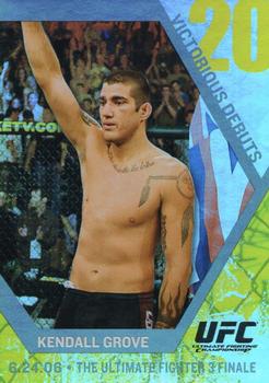 2009 Topps UFC Round 1 - Victorious Debut #VD10 Kendall Grove Front