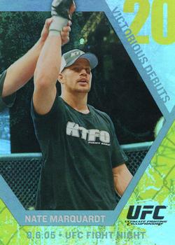 2009 Topps UFC Round 1 - Victorious Debut #VD12 Nate Marquardt Front