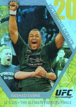 2009 Topps UFC Round 1 - Victorious Debut #VD13 Rashad Evans Front