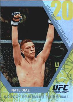 2009 Topps UFC Round 1 - Victorious Debut #VD20 Nate Diaz Front