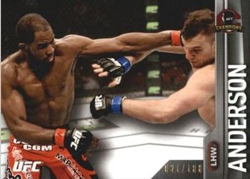 2015 Topps UFC Champions - Black #7 Corey Anderson Front