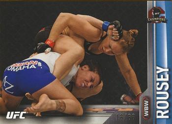 2015 Topps UFC Champions - Blue #172 Ronda Rousey Front