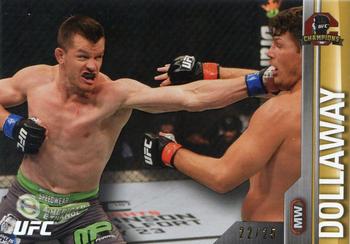 2015 Topps UFC Champions - Gold #39 CB Dollaway Front