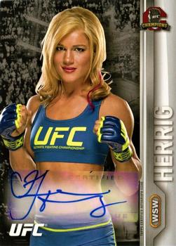 2015 Topps UFC Champions - Autographs #FA-FH Felice Herrig Front