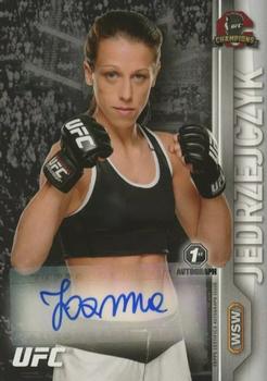 2015 Topps UFC Champions - Autographs #FA-JJ Joanna Jedrzejczyk Front