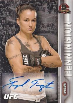2015 Topps UFC Champions - Autographs #FA-RP Raquel Pennington Front