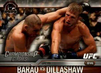 2015 Topps UFC Champions - Championship Clashes #CC-5 TJ Dillashaw / Renan Barão Front