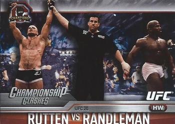 2015 Topps UFC Champions - Championship Clashes #CC-11 Bas Rutten / Kevin Randleman Front