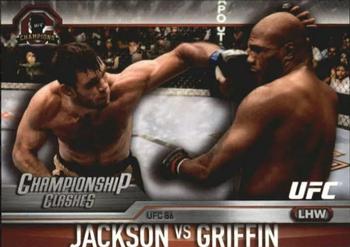 2015 Topps UFC Champions - Championship Clashes #CC-13 Rampage Jackson / Forrest Griffin Front