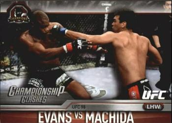 2015 Topps UFC Champions - Championship Clashes #CC-22 Lyoto Machida / Rashad Evans Front