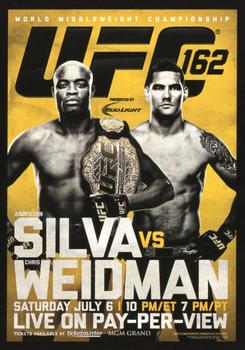 2015 Topps UFC Champions - Fight Poster Review #FPR-UFC162 UFC 162 Front