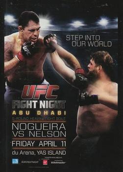 2015 Topps UFC Champions - Fight Poster Review #FPR-UFN39 UFC Fight Night 39 Front