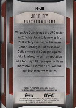 2015 Topps UFC Champions - Fighting's Future #FF-JD Joseph Duffy Back