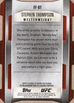 2015 Topps UFC Champions - Fighting's Future #FF-ST Stephen Thompson Back