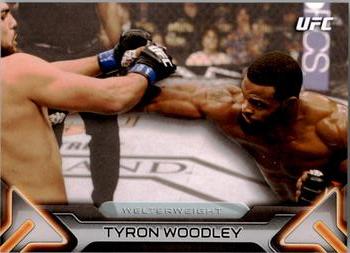 2016 Topps UFC Knockout #24 Tyron Woodley Front