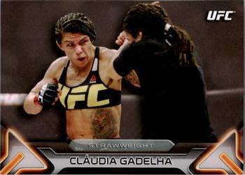 2016 Topps UFC Knockout #59 Claudia Gadelha Front