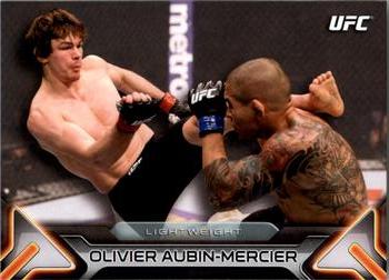 2016 Topps UFC Knockout #72 Olivier Aubin-Mercier Front