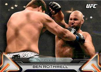 2016 Topps UFC Knockout #74 Ben Rothwell Front