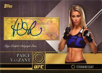 2016 Topps UFC Top of the Class #TCA-PV Paige VanZant Front