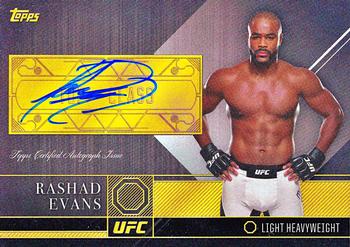 2016 Topps UFC Top of the Class #TCA-RE Rashad Evans Front