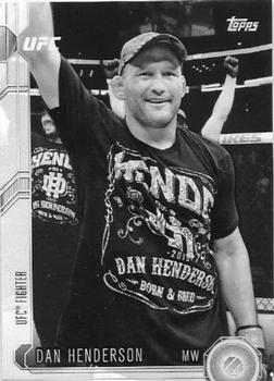 2015 Topps UFC Chronicles - Black and White #7 Dan Henderson Front