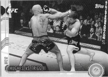 2015 Topps UFC Chronicles - Black and White #23 Hughes vs Trigg II Front
