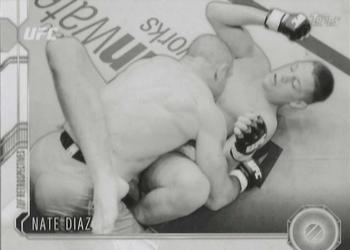 2015 Topps UFC Chronicles - Black and White #52 Nate Diaz Front