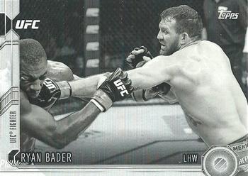 2015 Topps UFC Chronicles - Black and White #75 Ryan Bader Front