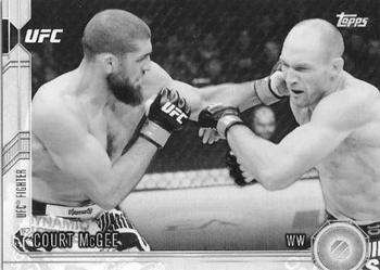 2015 Topps UFC Chronicles - Black and White #100 Court McGee Front
