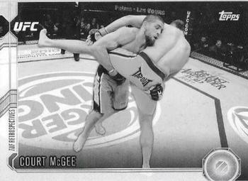 2015 Topps UFC Chronicles - Black and White #102 Court McGee Front
