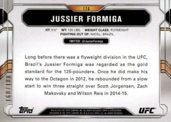 2015 Topps UFC Chronicles - Black and White #174 Jussier Formiga Back