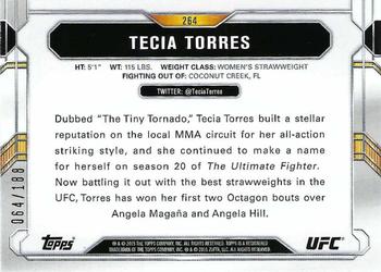 2015 Topps UFC Chronicles - Black and White #264 Tecia Torres Back