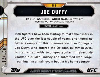 2015 Topps UFC Chronicles - Black and White #269 Joe Duffy Back