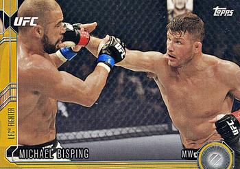 2015 Topps UFC Chronicles - Gold #32 Michael Bisping Front