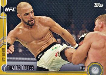 2015 Topps UFC Chronicles - Gold #39 Thales Leites Front