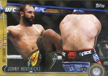 2015 Topps UFC Chronicles - Gold #85 Johny Hendricks Front