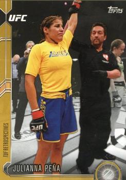 2015 Topps UFC Chronicles - Gold #221 Julianna Peña Front